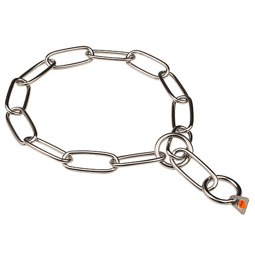 Collare Herm Sprenger a maglie larghe in acciaio inox 3 mm