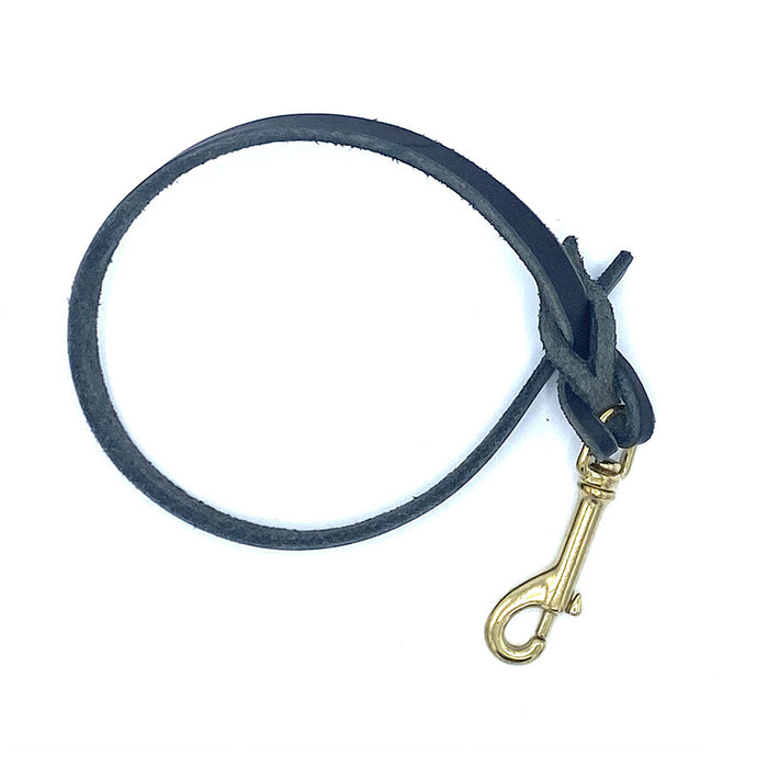 Guinzaglio corto in cuoio 30 cm