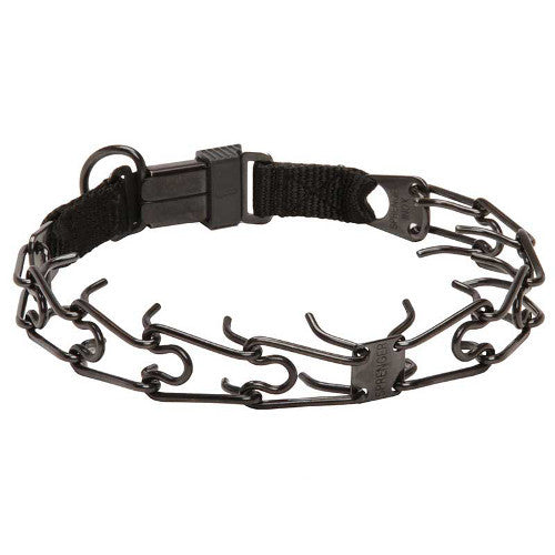 Collare HS nero brunito sgancio rapido punte 3,2 mm