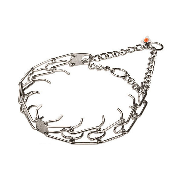 Collare HS acciaio semistrangolo punte 3,2 mm