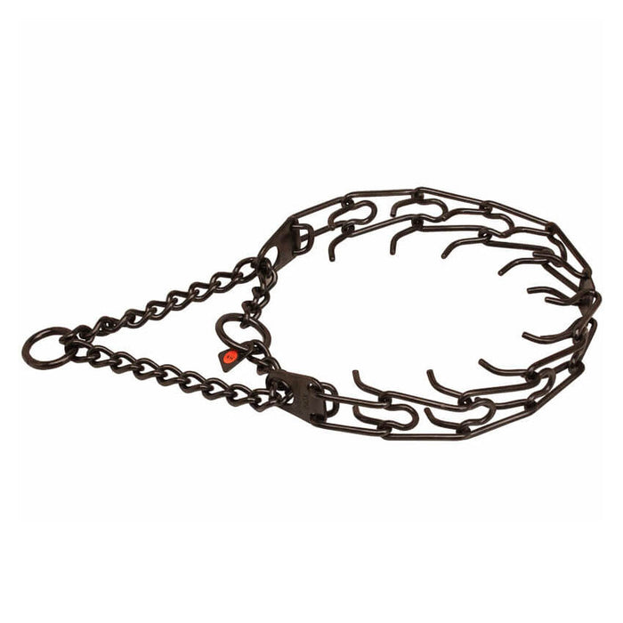 Collare HS nero brunito semistrangolo punte 3,2 mm