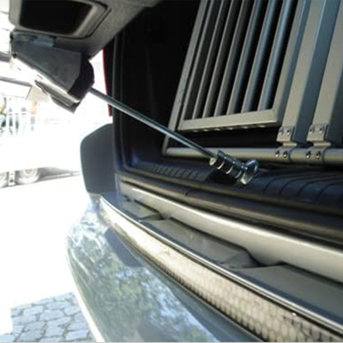 Gancio in acciaio per portellone auto